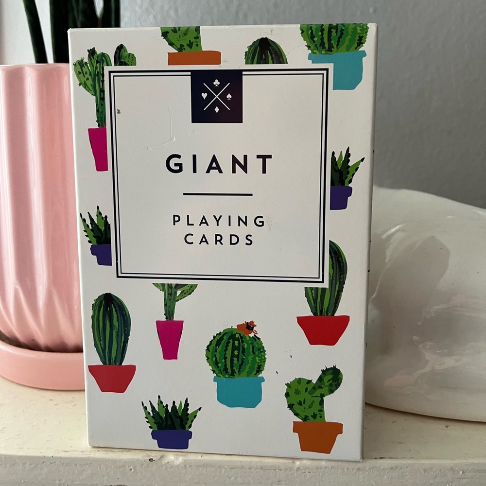 NIB: Succulent Playing Cards